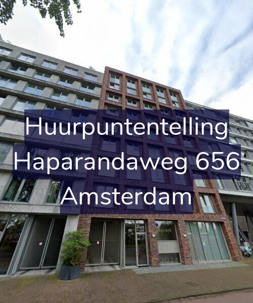 Foto gevel Huurpuntentelling voor Haparandaweg 656, Amsterdam