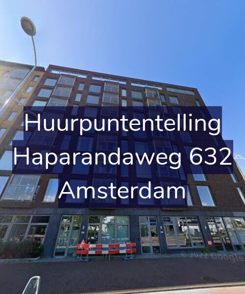 Foto gevel Huurpuntentelling voor Haparandaweg 632, Amsterdam