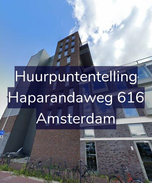 Foto gevel Huurpuntentelling voor Haparandaweg 616, Amsterdam