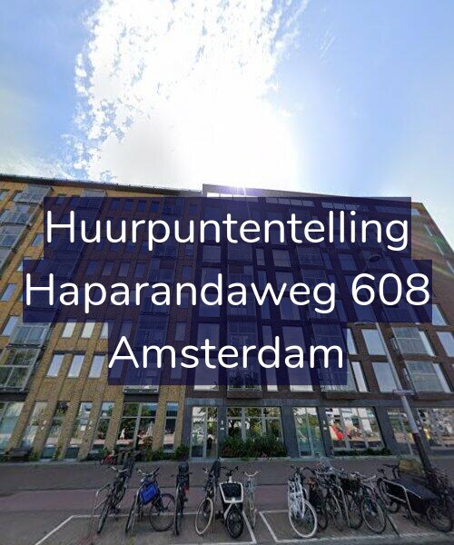 Foto gevel Huurpuntentelling voor Haparandaweg 608, Amsterdam
