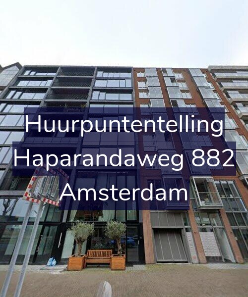Foto gevel Huurpuntentelling voor Haparandaweg 882, Amsterdam