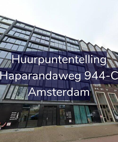 Foto gevel Huurpuntentelling voor Haparandaweg 944-C, Amsterdam