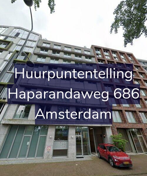 Foto gevel Huurpuntentelling voor Haparandaweg 686, Amsterdam