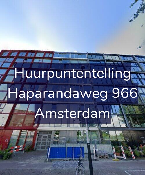 Foto gevel Huurpuntentelling voor Haparandaweg 966, Amsterdam
