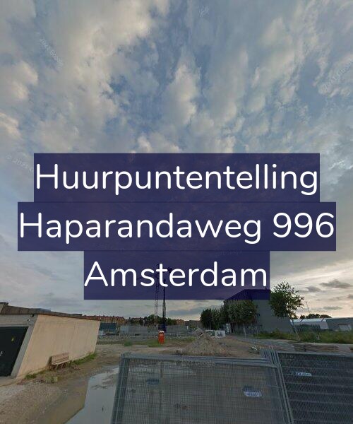 Foto gevel Huurpuntentelling voor Haparandaweg 996, Amsterdam