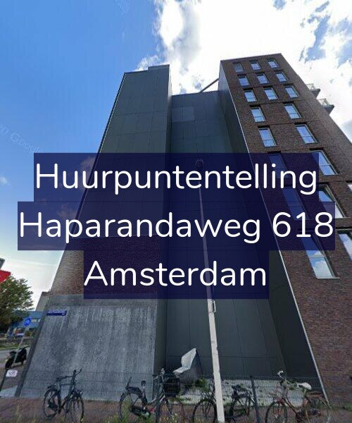 Foto gevel Huurpuntentelling voor Haparandaweg 618, Amsterdam