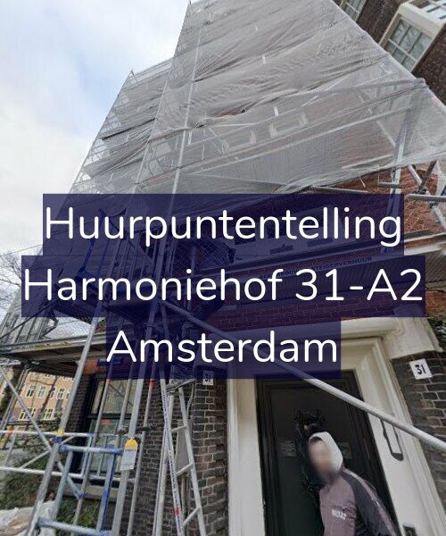 Foto gevel Huurpuntentelling voor Harmoniehof 31-A2, Amsterdam