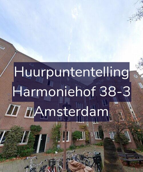 Foto gevel Huurpuntentelling voor Harmoniehof 38-3, Amsterdam