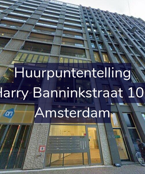 Foto gevel Huurpuntentelling voor Harry Banninkstraat 101, Amsterdam