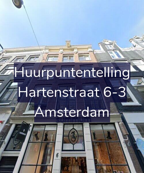 Foto gevel Huurpuntentelling voor Hartenstraat 6-3, Amsterdam