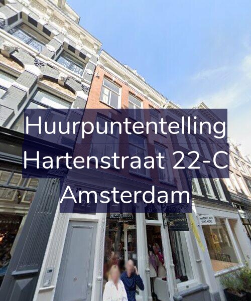 Foto gevel Huurpuntentelling voor Hartenstraat 22-C, Amsterdam