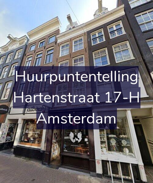 Foto gevel Huurpuntentelling voor Hartenstraat 17-H, Amsterdam