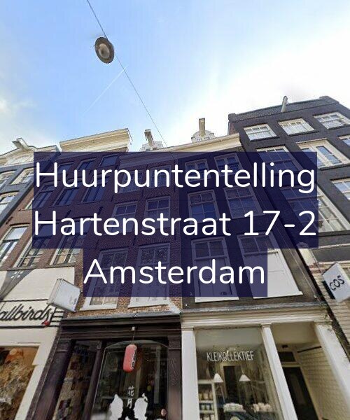 Foto gevel Huurpuntentelling voor Hartenstraat 17-2, Amsterdam