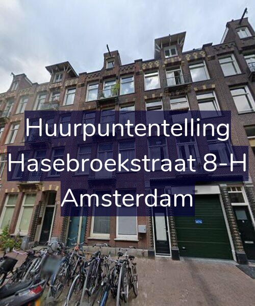 Foto gevel Huurpuntentelling voor Hasebroekstraat 8-H, Amsterdam