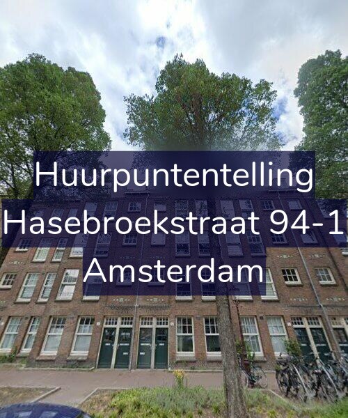 Foto gevel Huurpuntentelling voor Hasebroekstraat 94-1, Amsterdam