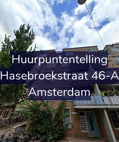 Foto gevel Huurpuntentelling voor Hasebroekstraat 46-A, Amsterdam