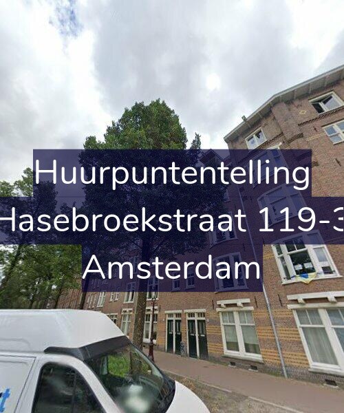 Foto gevel Huurpuntentelling voor Hasebroekstraat 119-3, Amsterdam