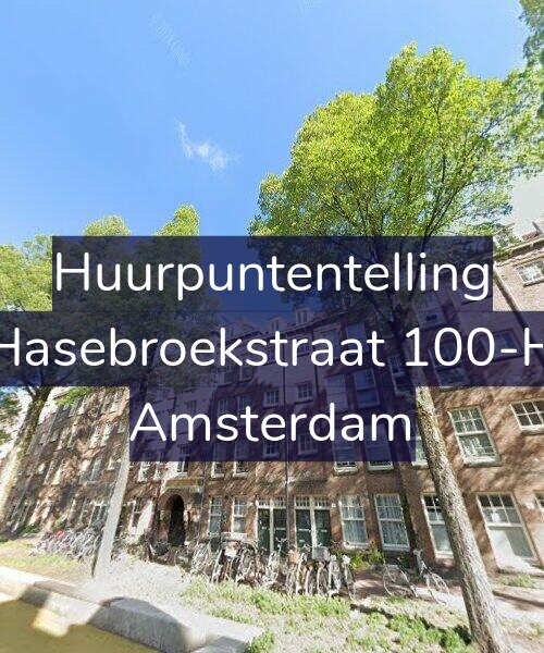Foto gevel Huurpuntentelling voor Hasebroekstraat 100-H, Amsterdam