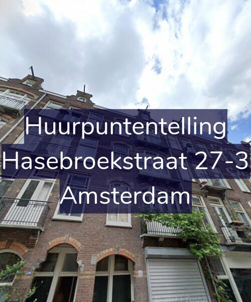 Foto gevel Huurpuntentelling voor Hasebroekstraat 27-3, Amsterdam