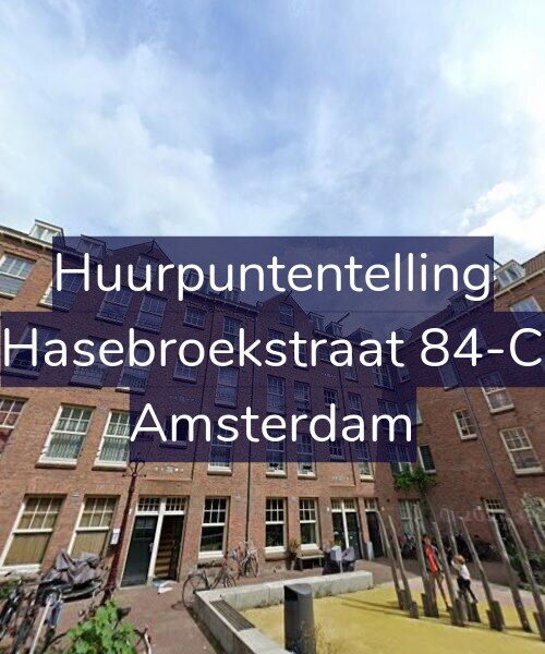 Foto gevel Huurpuntentelling voor Hasebroekstraat 84-C, Amsterdam