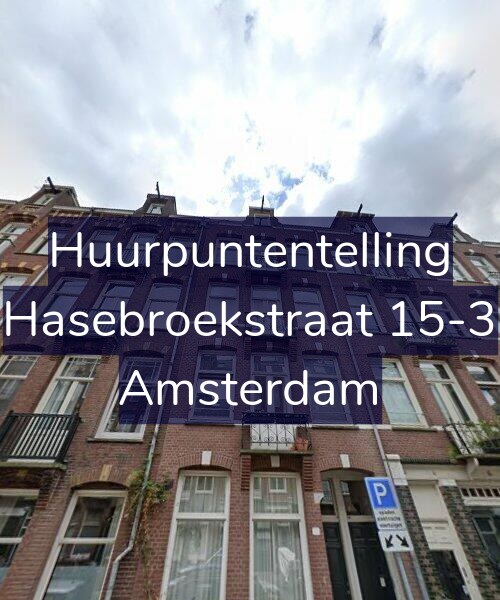 Foto gevel Huurpuntentelling voor Hasebroekstraat 15-3, Amsterdam
