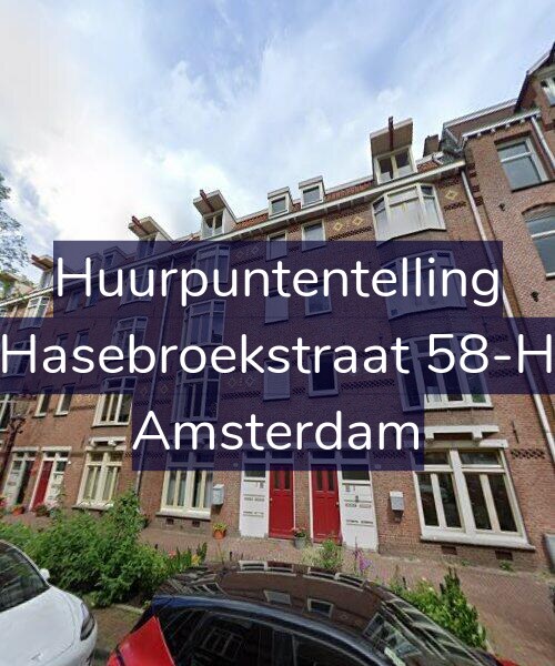 Foto gevel Huurpuntentelling voor Hasebroekstraat 58-H, Amsterdam