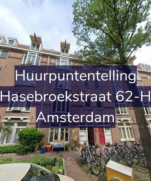 Foto gevel Huurpuntentelling voor Hasebroekstraat 62-H, Amsterdam