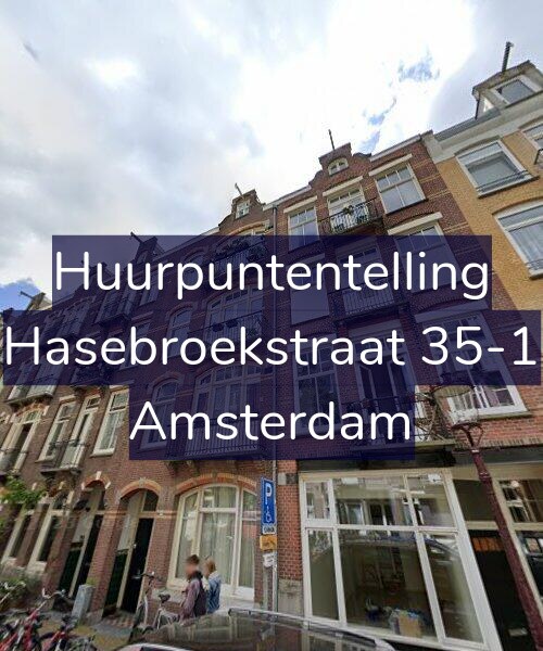 Foto gevel Huurpuntentelling voor Hasebroekstraat 35-1, Amsterdam