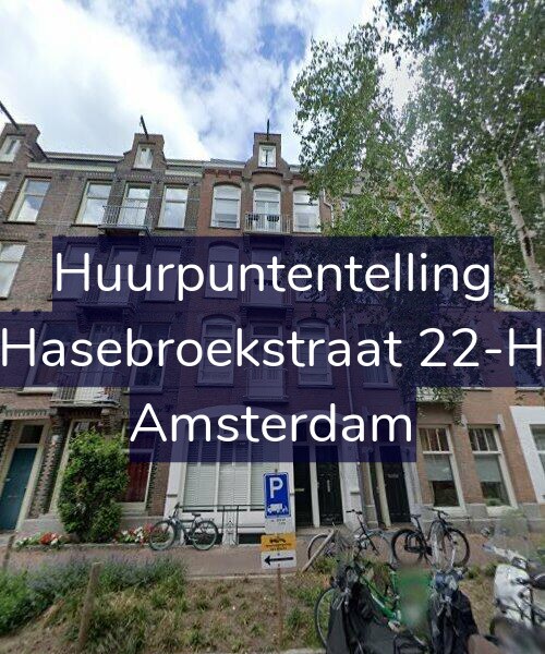 Foto gevel Huurpuntentelling voor Hasebroekstraat 22-H, Amsterdam