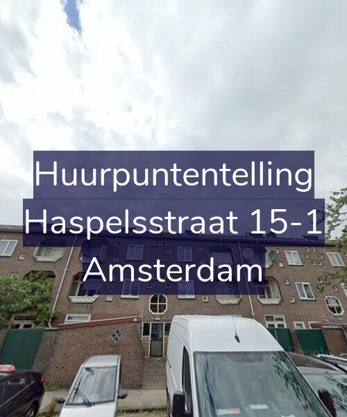Foto gevel Huurpuntentelling voor Haspelsstraat 15-1, Amsterdam