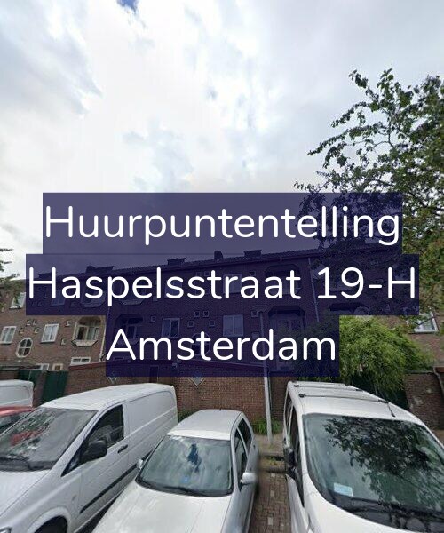 Foto gevel Huurpuntentelling voor Haspelsstraat 19-H, Amsterdam