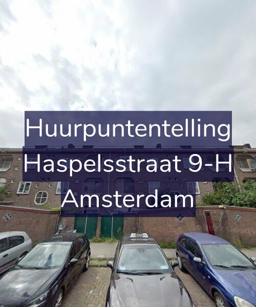Foto gevel Huurpuntentelling voor Haspelsstraat 9-H, Amsterdam