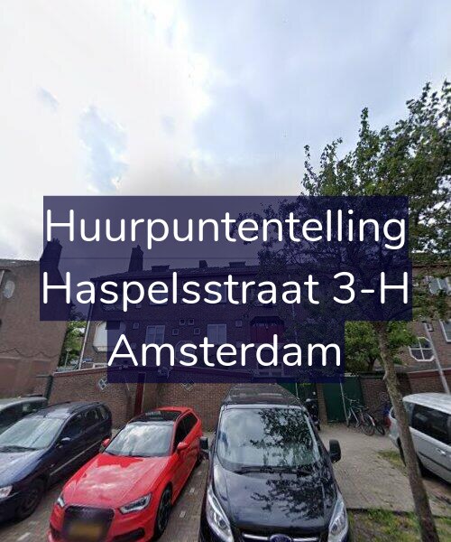 Foto gevel Huurpuntentelling voor Haspelsstraat 3-H, Amsterdam