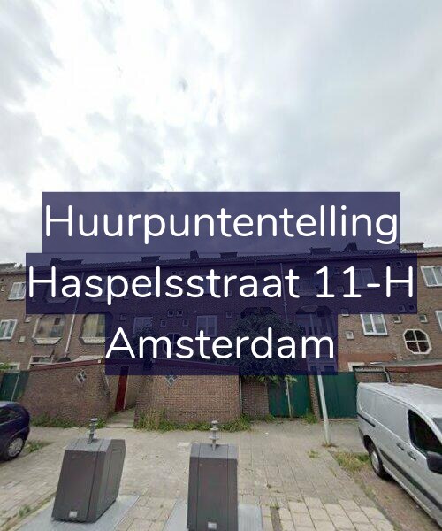 Foto gevel Huurpuntentelling voor Haspelsstraat 11-H, Amsterdam