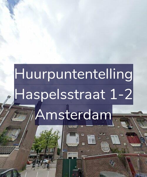Foto gevel Huurpuntentelling voor Haspelsstraat 1-2, Amsterdam