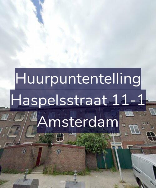 Foto gevel Huurpuntentelling voor Haspelsstraat 11-1, Amsterdam