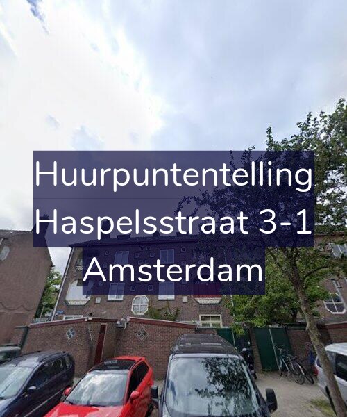 Foto gevel Huurpuntentelling voor Haspelsstraat 3-1, Amsterdam