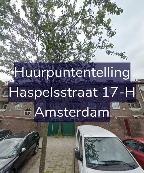 Foto gevel Huurpuntentelling voor Haspelsstraat 17-H, Amsterdam