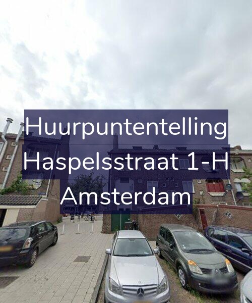 Foto gevel Huurpuntentelling voor Haspelsstraat 1-H, Amsterdam