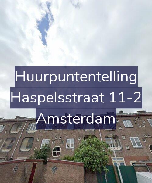 Foto gevel Huurpuntentelling voor Haspelsstraat 11-2, Amsterdam
