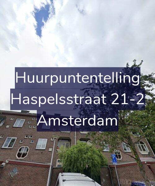 Foto gevel Huurpuntentelling voor Haspelsstraat 21-2, Amsterdam