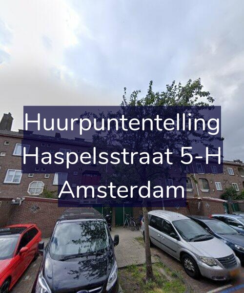 Foto gevel Huurpuntentelling voor Haspelsstraat 5-H, Amsterdam