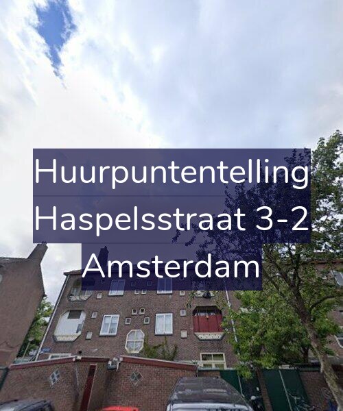 Foto gevel Huurpuntentelling voor Haspelsstraat 3-2, Amsterdam