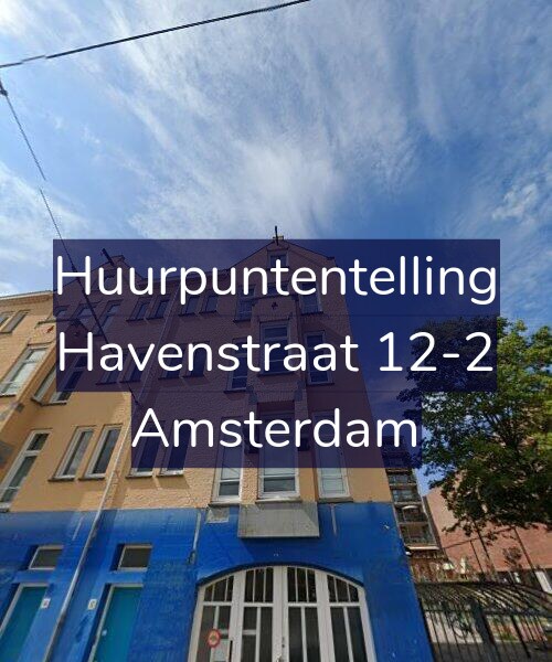 Foto gevel Huurpuntentelling voor Havenstraat 12-2, Amsterdam