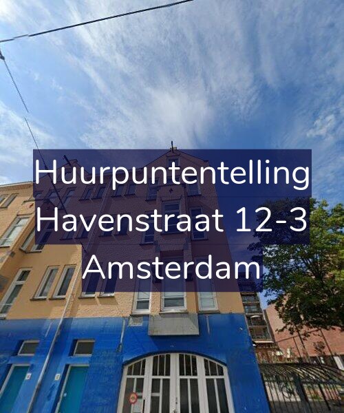 Foto gevel Huurpuntentelling voor Havenstraat 12-3, Amsterdam