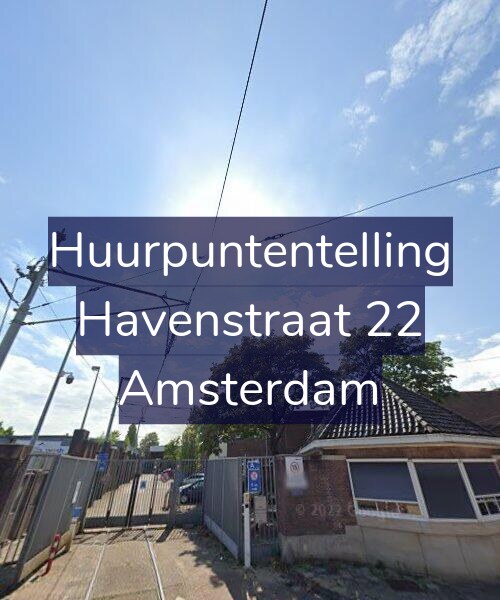Foto gevel Huurpuntentelling voor Havenstraat 22, Amsterdam