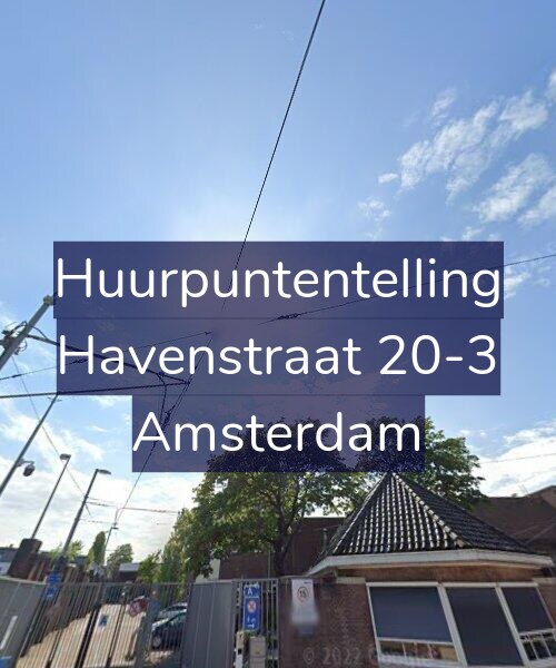 Foto gevel Huurpuntentelling voor Havenstraat 20-3, Amsterdam