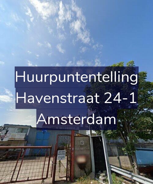 Foto gevel Huurpuntentelling voor Havenstraat 24-1, Amsterdam