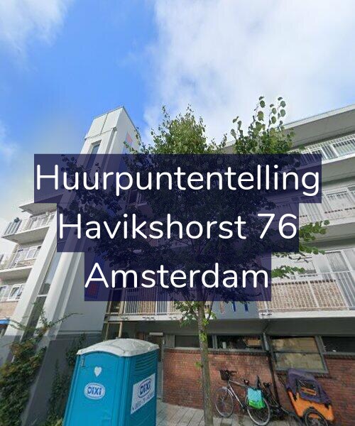 Foto gevel Huurpuntentelling voor Havikshorst 76, Amsterdam