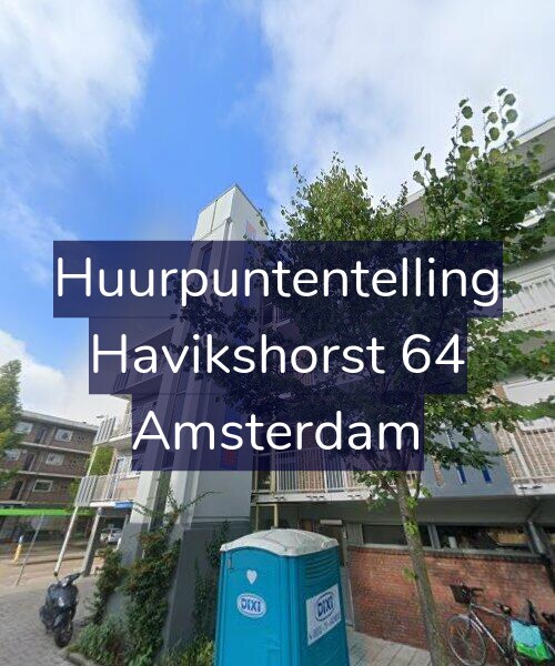 Foto gevel Huurpuntentelling voor Havikshorst 64, Amsterdam
